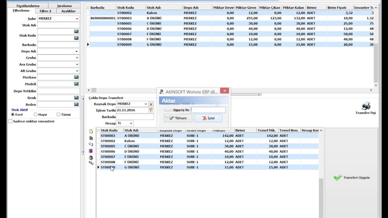 Wolvox ERP ile Üretimden Teslimata Dijital Takip